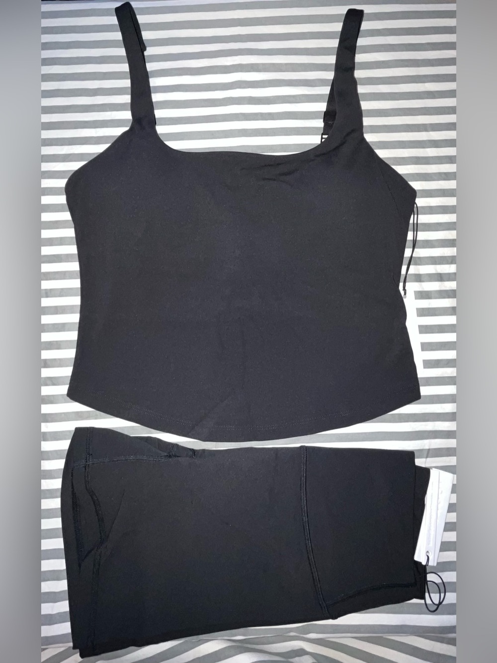 Paragon Fitwear Formlux Frame Top + 5" SculptSeam Plus Shorts in Black Size M